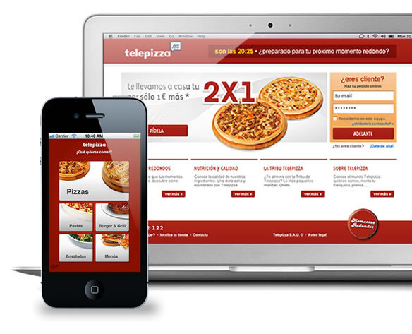 Web y Movil Telepizza